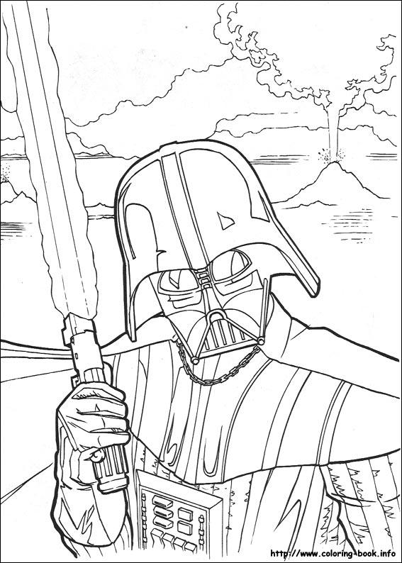 Star Wars coloring picture